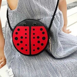 Ladybug Faux Leather Crossbody Bag